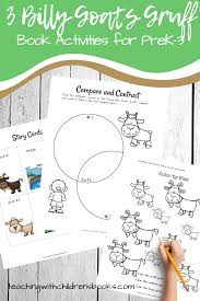 Click on the coloring page to open in a new window and print. Three Billy Goats Gruff Activities And Book Companion