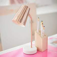 Details you'll appreciate • base i… Isabella Rose Taylor Rose Gold Task Lamp Teen Lamp Pottery Barn Teen