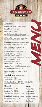 Maybe you would like to learn more about one of these? Food Menu Brewster Street Ice House Brewster Street Ice House