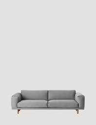 Rest 3 Seater Scandinavian Sofa Design Classic Couch Modern Scandinavian Design