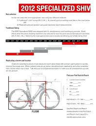 Specialized Frame Size Chart Lajulak Org