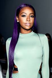 10 Stunning Hair Colors For Darker Skin Tones Hair Color For Dark Skin Hair Color For Dark Skin Tone Purple Hair Black Girl