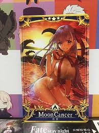 It's mentioned every time someone says bb is the only possible moon cancer that thanks to extella there are 2 other servants that can justify fitting into the class in fate/go (archimedes and void liz). Bb Stage 5 Moon Cancer Star 5 Fgo Fate Grand Order Arcade Mint Card Ebay
