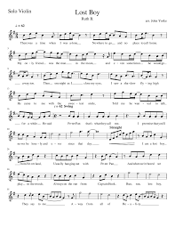 Do you usually like this style of music? Lost Boy Ruth B Solo Violin Sheet Music For Violin Solo Musescore Com