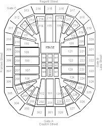 Clean Kohl Center Seating Map 2019