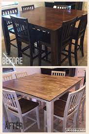 Kitchen Table Refurbished Dining Rooms 52 Ideas Refurbished Kitchen Tables Kitchen Table Redo Dining Table Makeover
