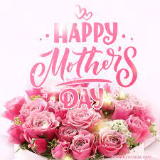 Happy mother's day cake topper svg, happy mothers day svg, mothers day cutout, mothers day sign svg, mom cake topper svg, mothers day decor artandgelato. Amazing Pink Roses And Glitter Happy Mother S Day Animated Image Download On Funimada Com