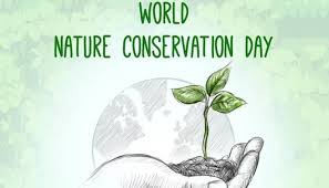 Nature conservation day 2021 poster, drawing, quotes, slogans, hd images, and status: Ojgjvcf4treptm