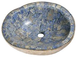 natural boulder granite vessel sink