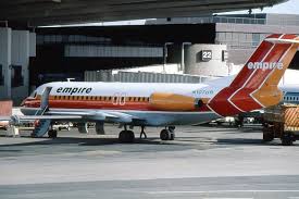 Empire Airlines Fokker F 28 4000 Fellowship N107ur Parked Near The Old Pan Am Worldport At New York Jfk April 1986 Low Cost Carrier Airlines Vintage Airlines
