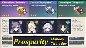 When Where To Farm Prosperity Talent Upgrade Material Keqing Ningguang Qiqi And Xiao Genshin Youtube