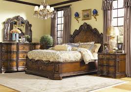Ships from and sold by cymax. Beladora Platform Bed 6 Piece Bedroom Set In Caramel With Gold Tipping Finish By Hooker Furniture Hf 698 90 210