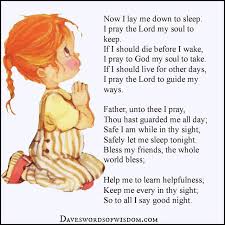 Now I Lay Me Down To Sleep Bedtime Prayers For Kids Good Night Prayer Bedtime Prayer