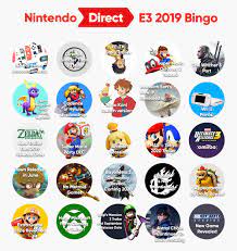 Nintendo switch system update 12.0.1 is now live super nintendo world forced to close just one month. Zelda Dungeon On Twitter Here S A Fun Nintendo Direct E3 Bingo Card Cadence Of Hyrule Launch Today Please Sauce Https T Co V83s58pms6