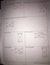 Rhombi & squares hw # 4. Solved Unit 7 Polygons Quadrilaterals Name Id Homewor Chegg Com