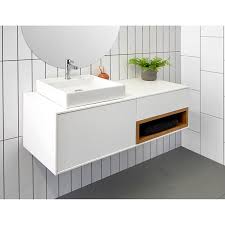 Choose from our massive range of bathroom vanities that are floor standing, wall hung & on legs. Adp Box 1200mm Wall Hung Vanity With Offset Basin Bathroom Supplies In Brisbane
