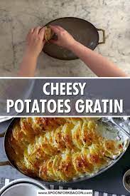Cheesy Potatoes Gratin Spoon Fork Bacon Video Recipe Video In 2021 Potato Recipes Side Dishes Potato Gratin Cheesy Potato Gratin