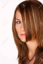 Kira izura from bleach.his hair covers 1/2 of his right side of his face. Brunette With Nice Hairstyle Covering One Eye Stock Photo Picture And Royalty Free Image Image 4346417
