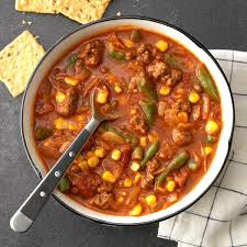 Hearty Beef Veggie Soup Recipe Beef Veggie Soup Veggie Soup Recipes Veggie Soup