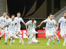 And lionel messi finally lifted his. Copa America Argentina Beat Colombia In Semis To Face Brazil In Final Football News Times Of India