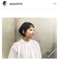 吉田明世アナ 髪の毛ばっさり ショートボブ 姿を公開 心機一転頑張れそうです 髪の毛 ボブ ヘアスタイリング