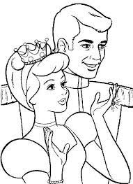 Coloriage Cendrillon Et Prince Henri A Colorier