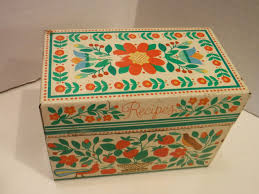 Vintage Metal Recipe Box Vintage Hallmark Recipe Box Recipe Box Metal Recipe Card Box Rustic Old Metal Metal Recipe Box Recipe Card Boxes Floral Recipe Box
