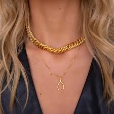 Collier en os à souhaits