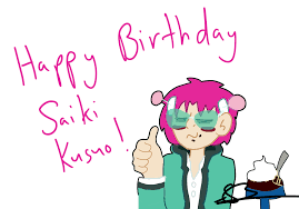 Mendou Kusai — star-scribbling: happy birthday to saiki k! this...