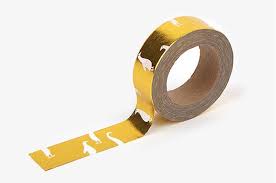 Cinta Adhesiva Solo Ganso Oro Washi Tape Solo Por Dubudumo Washi Tape Masking Tape Gold Washi Tape
