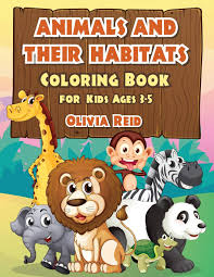 These spring coloring pages are sure to get the kids in the mood for warmer weather. Buy Animals And Their Habitats Coloring Book For Kids Ages 3 5 Fun And Educational Coloring Pages With Animals For Preschool Children Book Online At Low Prices In India Animals And Their