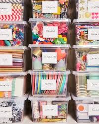 Organization, because you want to know where everything is, and have the items you use regularly readily available, she says. Darcy Miller S Home Office Is Meticulously Organized Craft Closet Organization Party Supply Organization Craft Room Organization