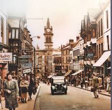 Pride Hill Shrewsbury Shropshire Circa 1950 S You Can See The Building That S Currently Thorntons Boot Shrewsbury England Shrewsbury Shropshire Shrewsbury