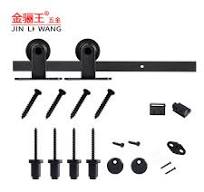 Factory Price Top Mounted American Barn Door Hardware Kits Interior Kitchen  Sliding Door Track Wheel Hanging Roller