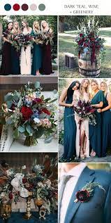 Unique Wedding Hairstyles Wedding Hairstyles Weddinghairstyles Dark Teal Blue Wine And Greenery Mood Wedding Theme Colors Fall Wedding Colors Wedding Colors