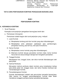 Somasi diajukan oleh salah satu pihak di dalam kontrak kepada pihak lainnya yang melanggar kewajiban kontrak tersebut. Tata Cara Penyusunan Kontrak Pengadaan Barang Jasa Bab I Penyusunan Kontrak Pdf Free Download