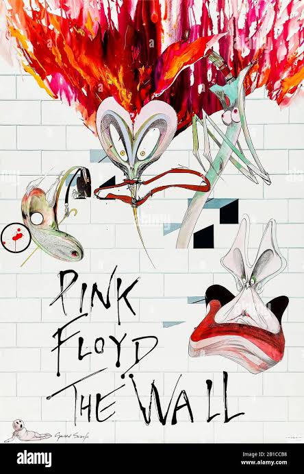 The Wall' 1979 album poster produced by Harvest Records to promote the 11th  studio album by English rock band Pink Floyd featuring artwork by Gerald  Scarfe Stock Photo - Alamy