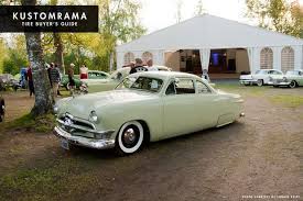 Marius Thoner Is Running American Classic 670r15 Bias Look Radials With A 2 3 4 Inch Whitewall On His 1950 Ford Custom Accor American Classic Custom Cars Bias