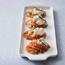 Combine the mayonnaise and wasabi paste and reserve 1/4 cup of the mixture. 28 Fast Hors D Oeuvre Recipes Food Wine