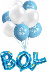 Babyshower Versiering Pakket It S A Boy 9 Stuks Luxe Baby Shower Helium Balonnen Geboorte Feest Ballonnen Babyshower