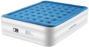 Komfortable matratzenhöhe von 42 cm. Lunvon Queensize Luftbett Flexible Schlafmoglichkeit Fur Gaste