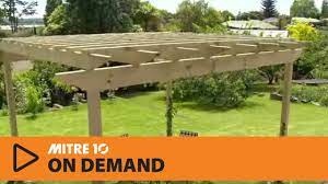 How To Build A Pergola Mitre 10 Easy As Building A Pergola Diy Patio Pavers Pergola