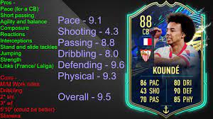 Road to the final kounde objective has been released in fifa 21 ultimate team. Fifa 21 Tots Kounde Player Review Youtube
