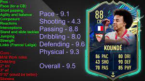 Road to the final kounde objective has been released in fifa 21 ultimate team. Fifa 21 Tots Kounde Player Review Youtube