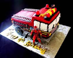 An adorable fire truck birthday party full of charming water color illustrations created by hampton paper designs. Coolest Kids Cakes Web S Largest Homemade Birthday Cake Photo Gallery