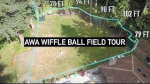 Backyard sports backyard baseball baseball field dimensions wiffle ball the sandlot sign. Awa Wiffle Ball Field Tour Youtube