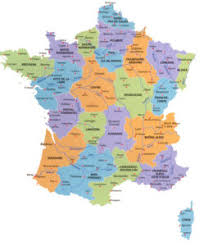 Met de beschrijving en uitleg. Kaart Frankrijk Dordogne