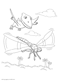 Maybe you would like to learn more about one of these? Pteranodon And Dragonfly Coloring Coloring Pages Printable Com