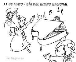 Día del himno nacional argentino el día 11 de mayo de 1813 se aprobó la canción creada por vicente lópez y planes y blas parera como la única marcha nacional. Colorear Himno Nacional Argentino Colorear Dibujos Infantiles