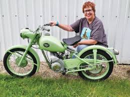 Image result for Forest Green 1954 Motorcycle